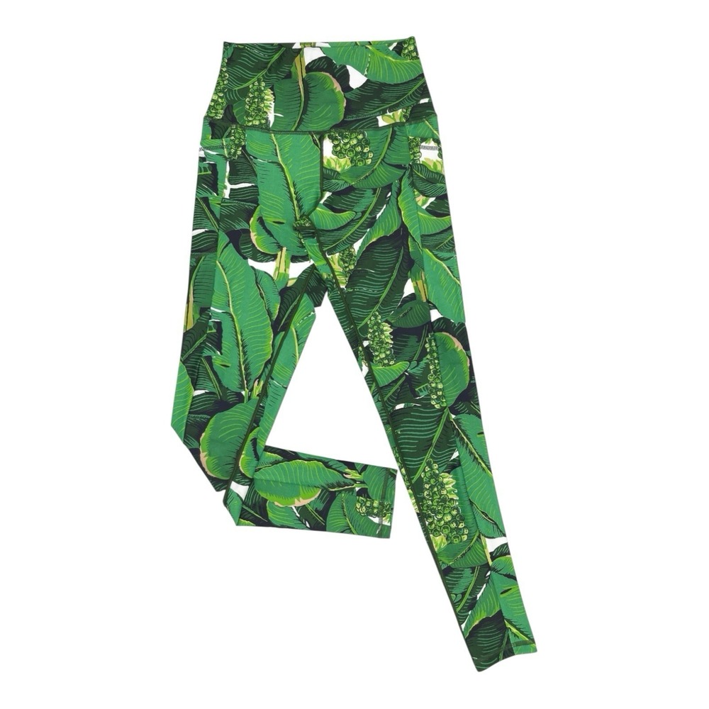 Dorothy Draper Brazilliance Leggings Medium High Rise Pockets NWT